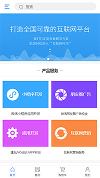 小程序開發_app開發_網站定制開發設計公司網站模板
